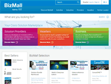 Tablet Screenshot of bizmall.com